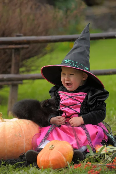 Маленькая ведьма — стоковое фото
