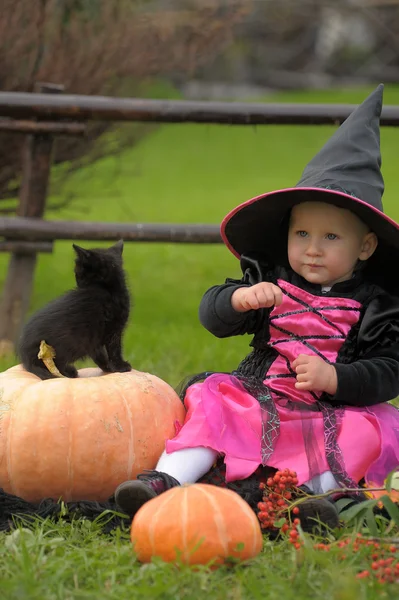 Little witch — Stock Photo, Image
