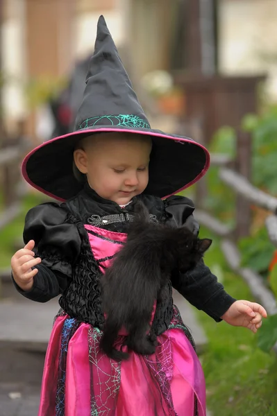 Little witch Stock Image