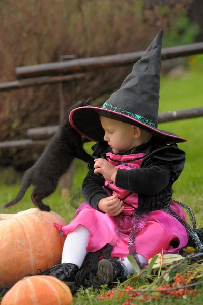 Little witch Royalty Free Stock Images