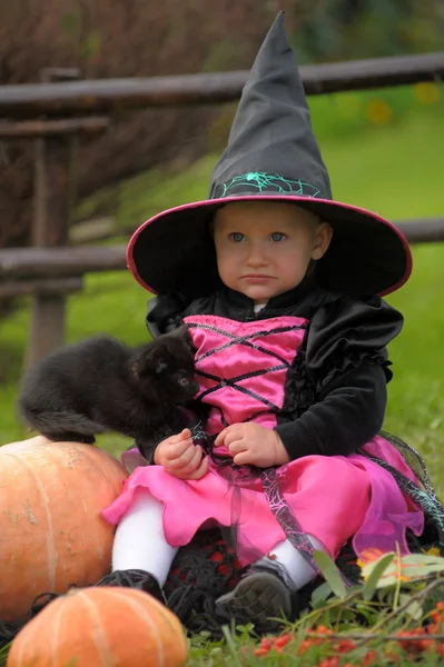 Little witch Royalty Free Stock Images