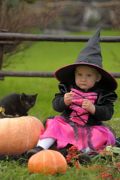 Little witch Stock Image