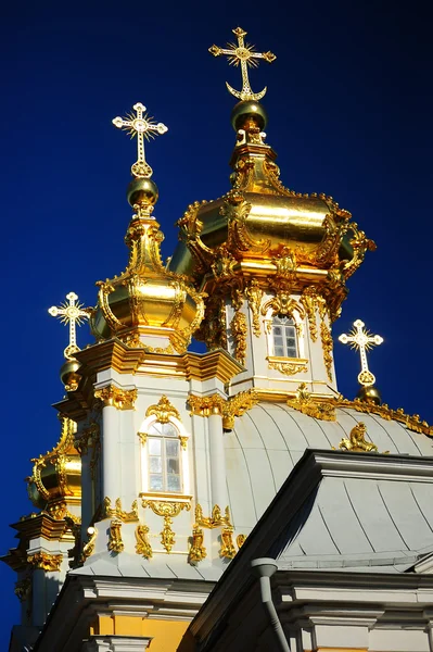 Церковь Большого дворца в Петродворце — стоковое фото