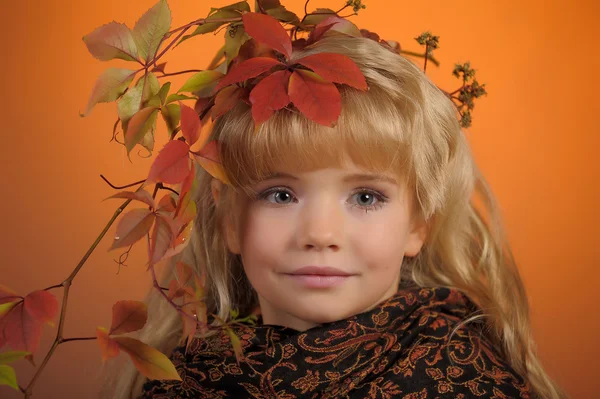 Jesienna księżniczka — Zdjęcie stockowe
