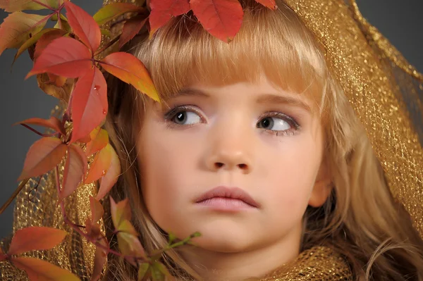 Autumn princess — Stock Photo, Image