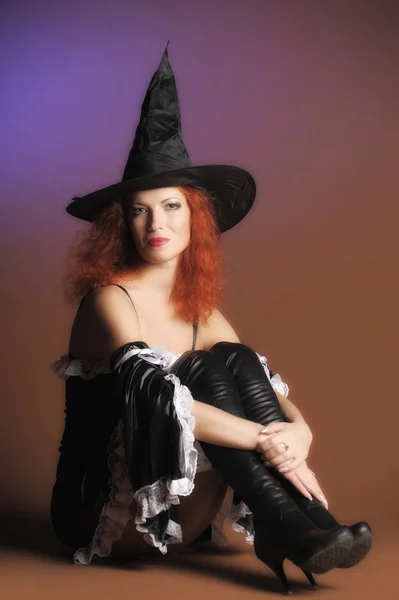 性感的红发女巫 — 图库照片