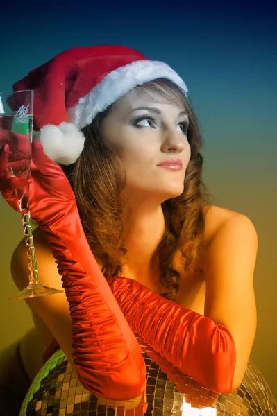 Karácsonyi lány. — Stock Fotó