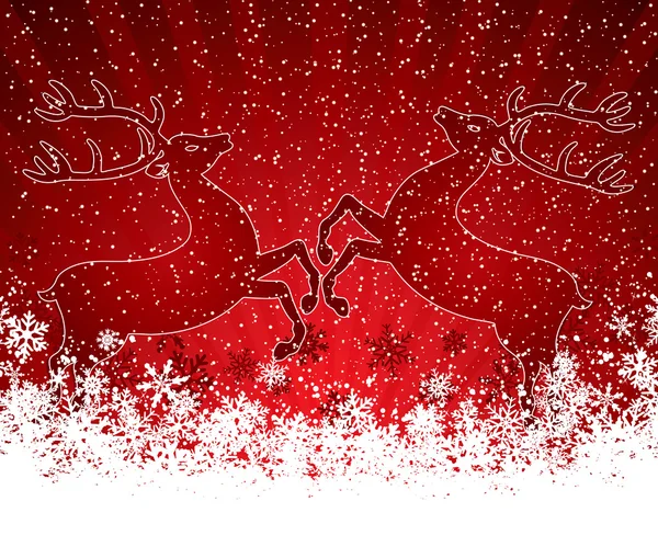 Kerst rendieren — Stockvector