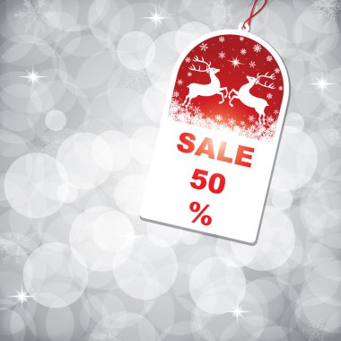 Christmas Sale Tag clipart