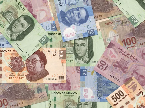Peso meksykańskie — Zdjęcie stockowe