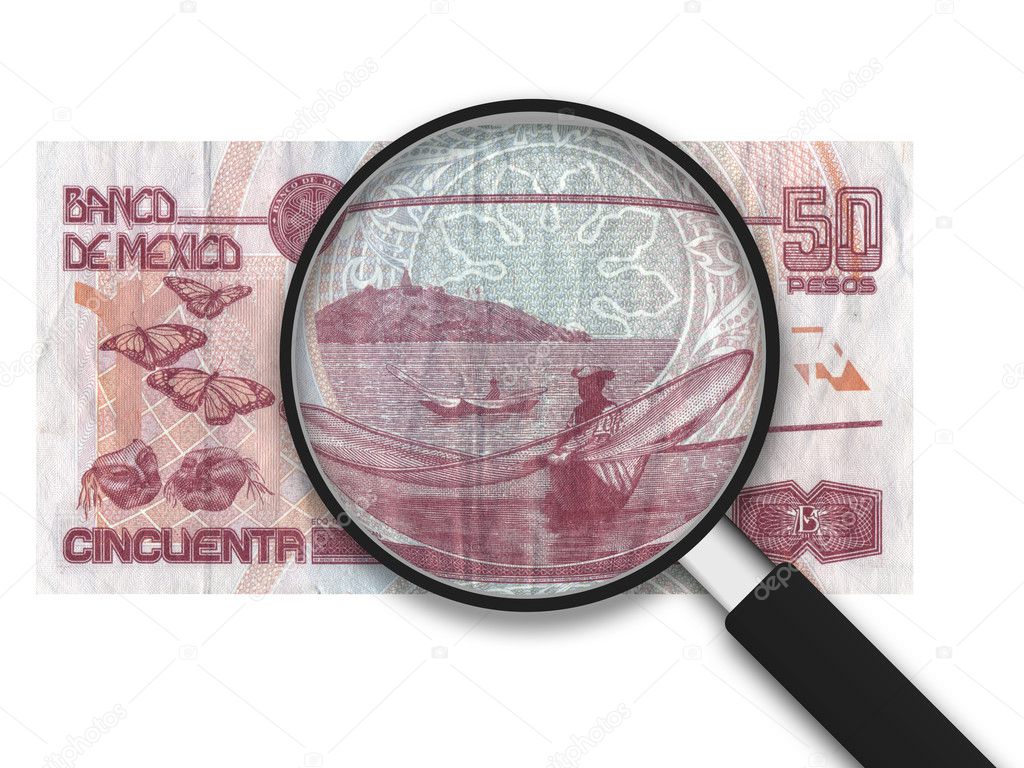 Magnifying Glass - 50 Pesos - Back Side