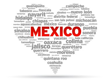 I Love Mexico clipart