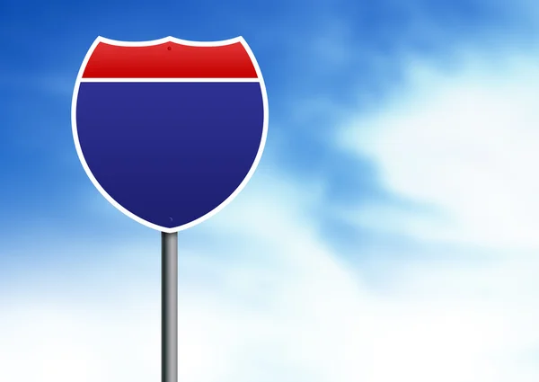 stock image Interstate Road Sign