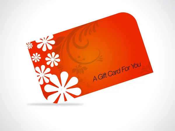 A Gift Card For You — Stock Vector