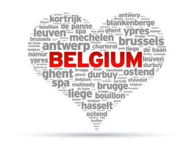 I Love Belgium clipart