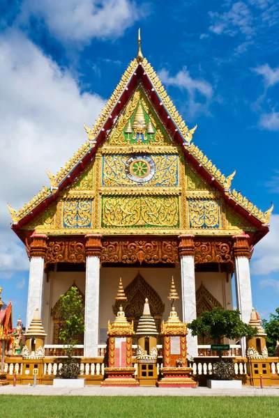 Igreja do templo tailandês no nordeste da Tailândia — Fotografia de Stock