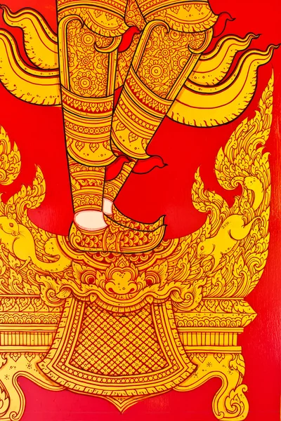 Tajski malarstwo sztuka — Zdjęcie stockowe
