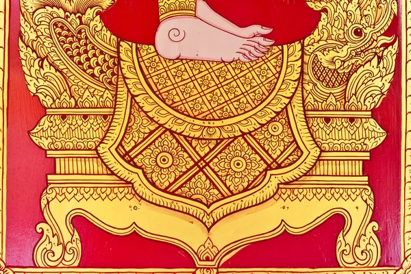 stock image Thai painting art