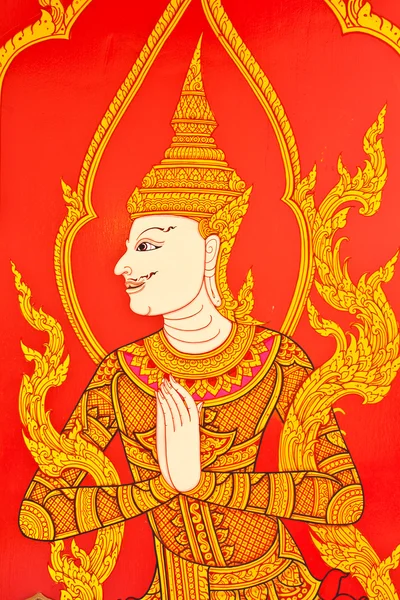 Tajski malarstwo sztuka — Zdjęcie stockowe