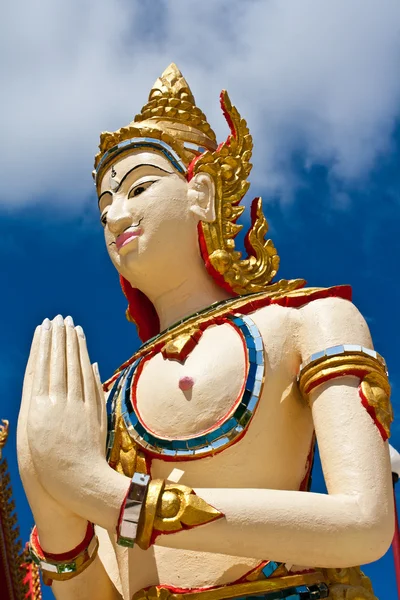 Image of angel in Thai style molding art — Stock Photo, Image