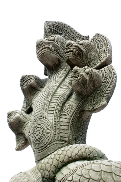 Estátua cambojana "Naga " — Fotografia de Stock
