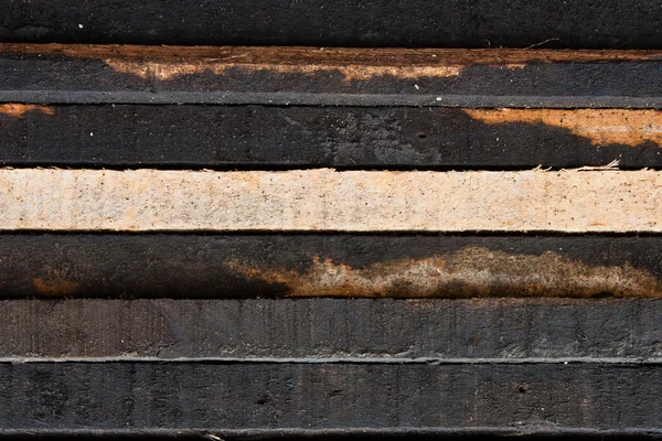 Close up van houten plak textuur — Stockfoto