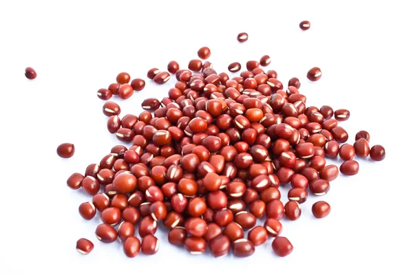 Azuki beans isolate on white background — Stock Photo, Image
