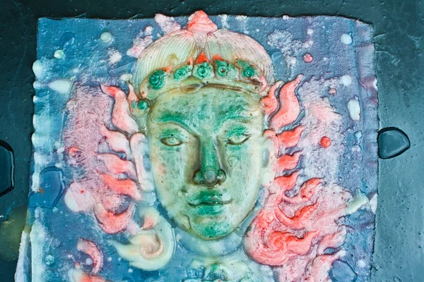 Arte de moldeo creado a partir de cera en el Festival de las Velas en Ubonratchatha — Foto de Stock