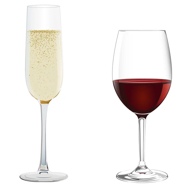 stock image Champagne and wine