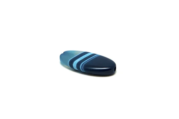 Blauwe agaat steen — Stockfoto