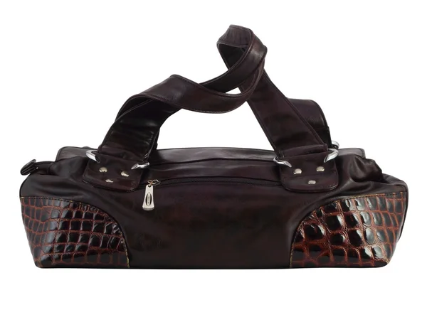 Brun kvinnliga handväska — Stockfoto