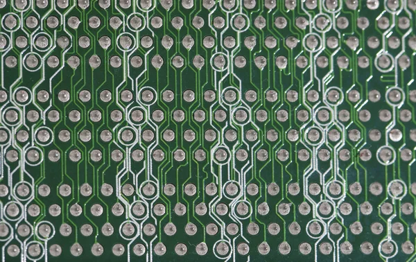Komputer Zielona płytka — Zdjęcie stockowe