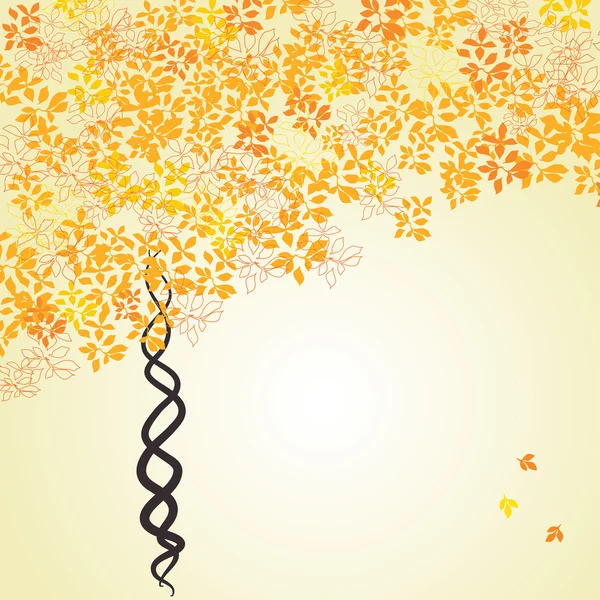 Arbre d'automne — Image vectorielle