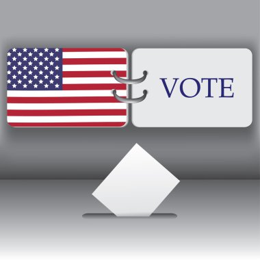 USA 2012 presidential election background clipart