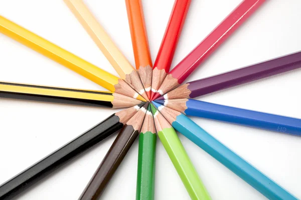 Маницветные карандаши — стоковое фото