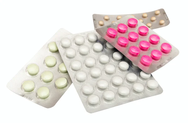 Pills on White — Stock Photo, Image