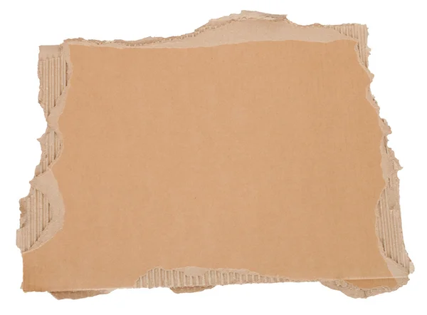 Torn Cardboard Background — Stock Photo, Image