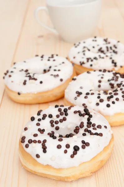 도넛과 커피 — 스톡 사진