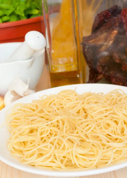 Cooking of Spaghetti — Stock Photo, Image