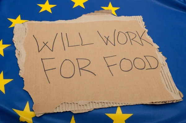 Arbeitslosigkeit in der Europäischen Union — Stockfoto