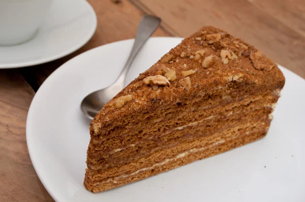 Honing taart — Stockfoto
