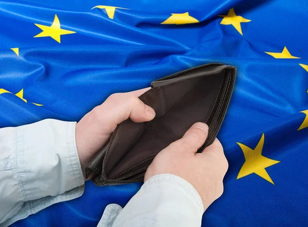 Finanční krize v Evropské unii — Stock fotografie