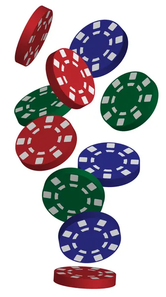 Pokerchips — Stockvektor
