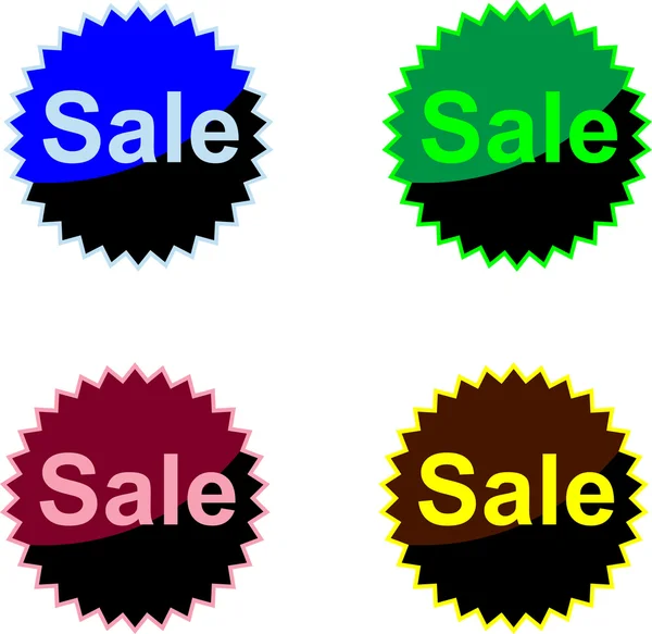 stock vector The text sale