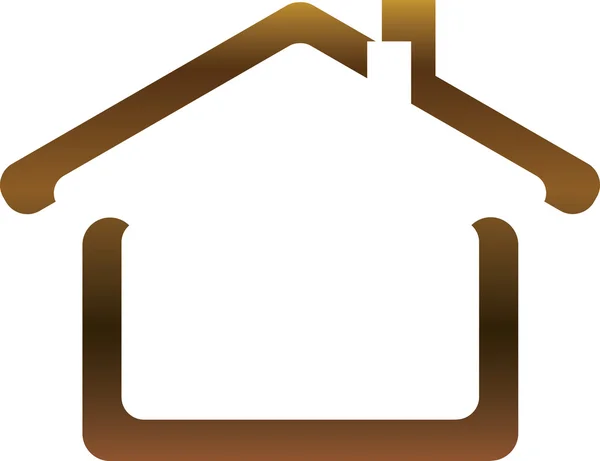 Stock vector The vector image of the house