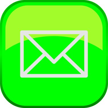 vektör posta düğmesi