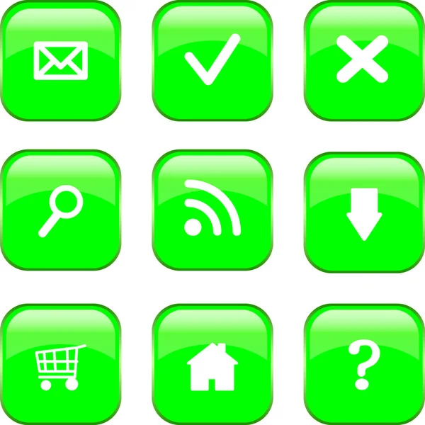 Set di icone Web — Vettoriale Stock