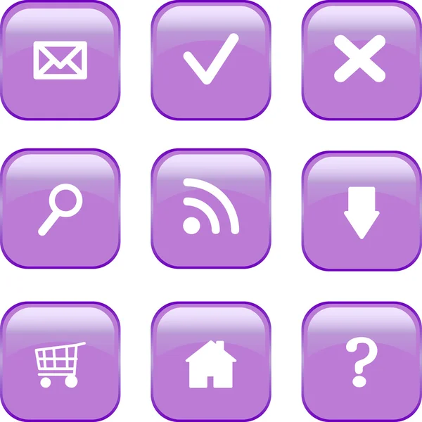 Set di icone Web — Vettoriale Stock
