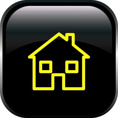 The vector image of the house clipart