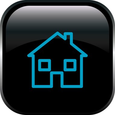 The vector image of the house clipart